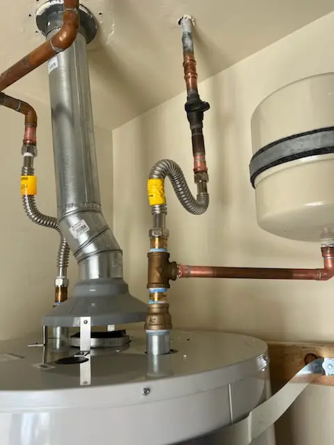 Water heater installation and plumbing repair in Fairmount